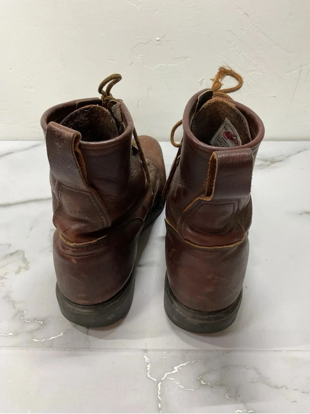 Red Wing ANSI Z41 PT99 M1/75 C/75 Mens  Leather Steel Toe Boots Size 10